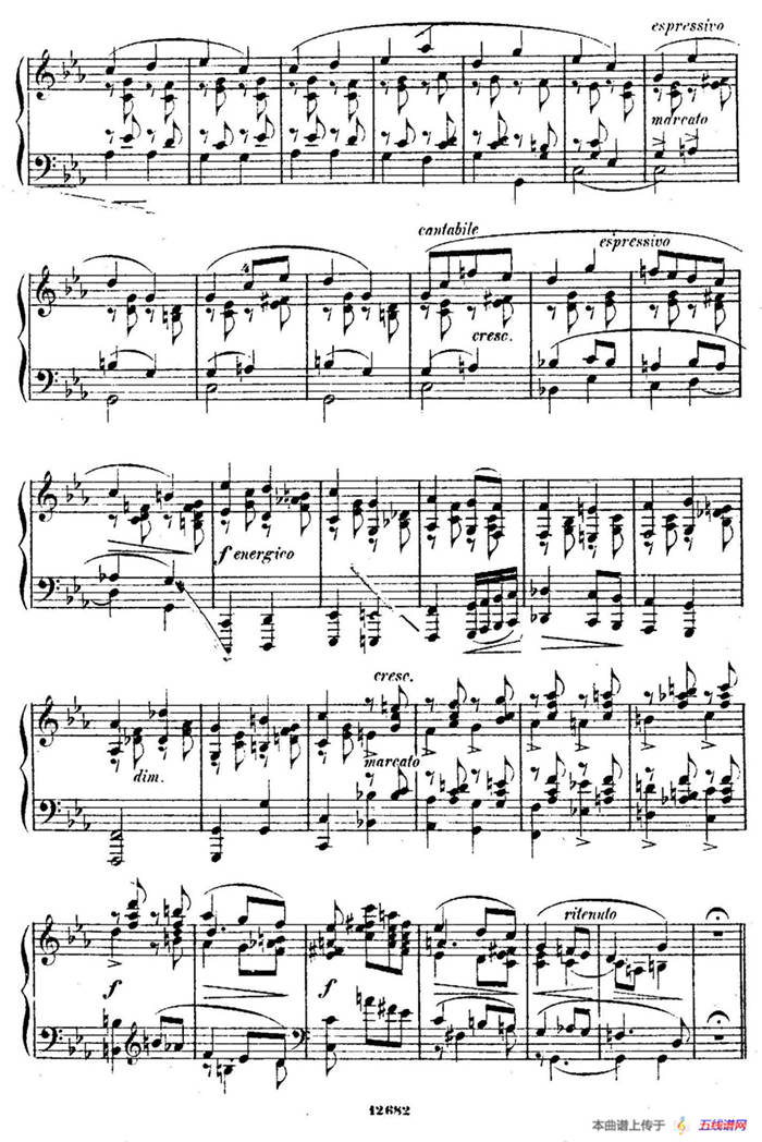 Douze Etudes de Salon Op.5（12首沙龙练习曲·1）