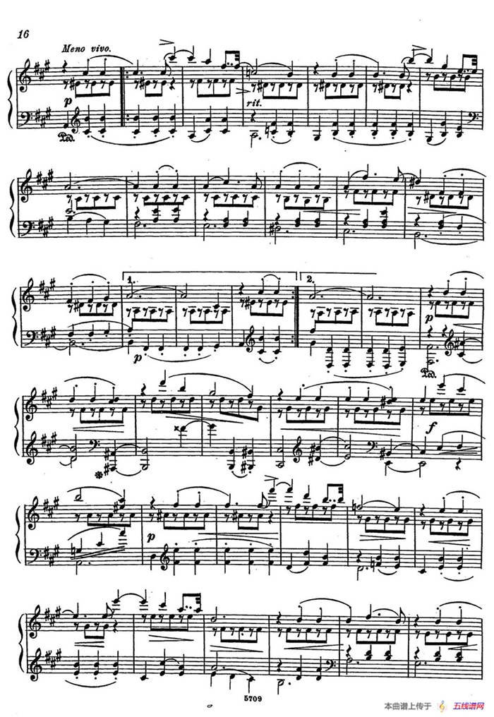 16 Preludes Op.9（16首前奏曲·6）