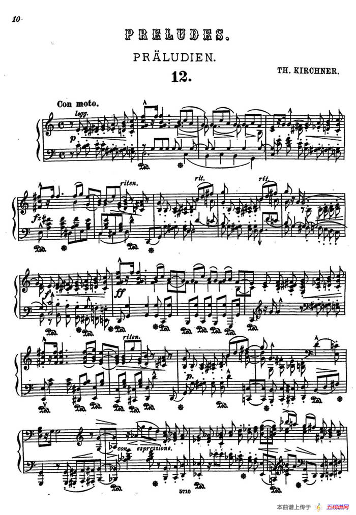 16 Preludes Op.9（16首前奏曲·12）