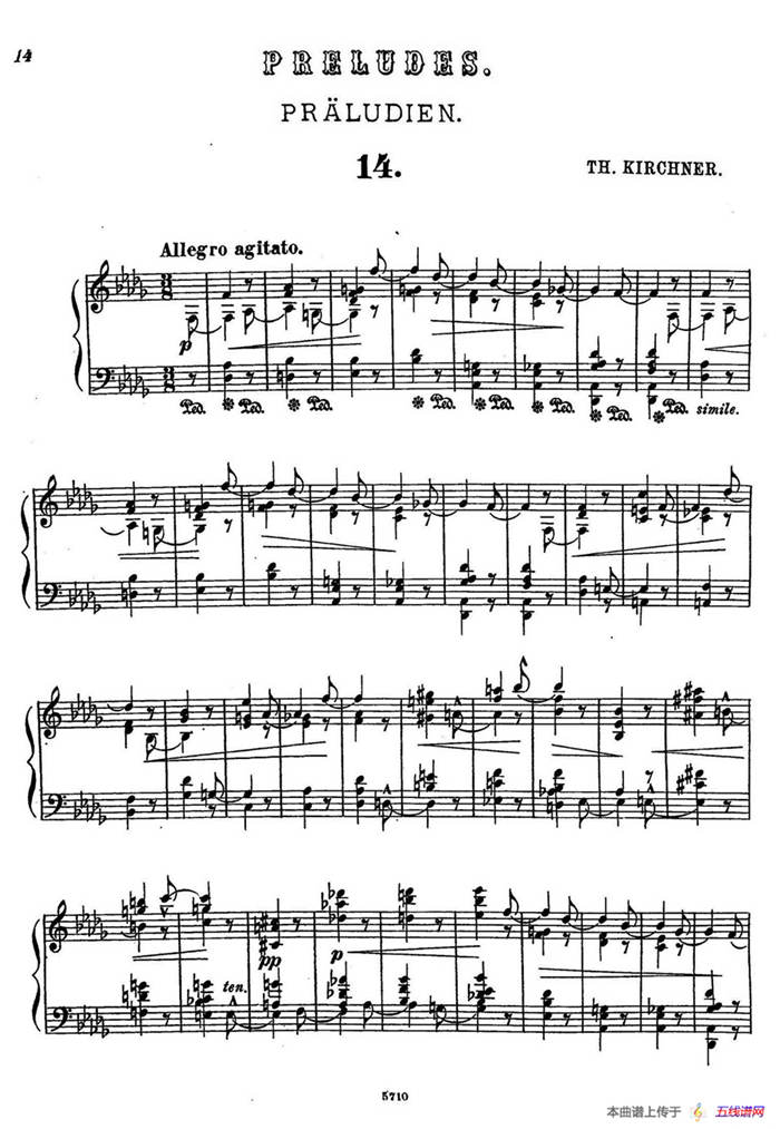 16 Preludes Op.9（16首前奏曲·14）
