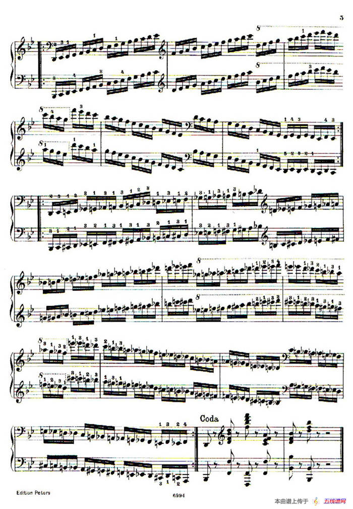 School of the Virtuoso Op.365（60首钢琴高级练习曲·1）