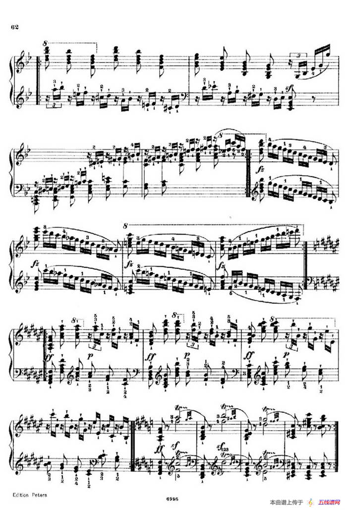 School of the Virtuoso Op.365（60首钢琴高级练习曲·25）