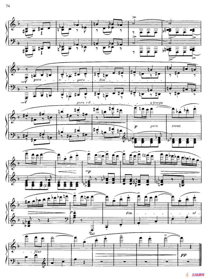 Piano Sonata No.3 in F Major Op.46（F大调第三钢琴奏鸣曲·Ⅰ）