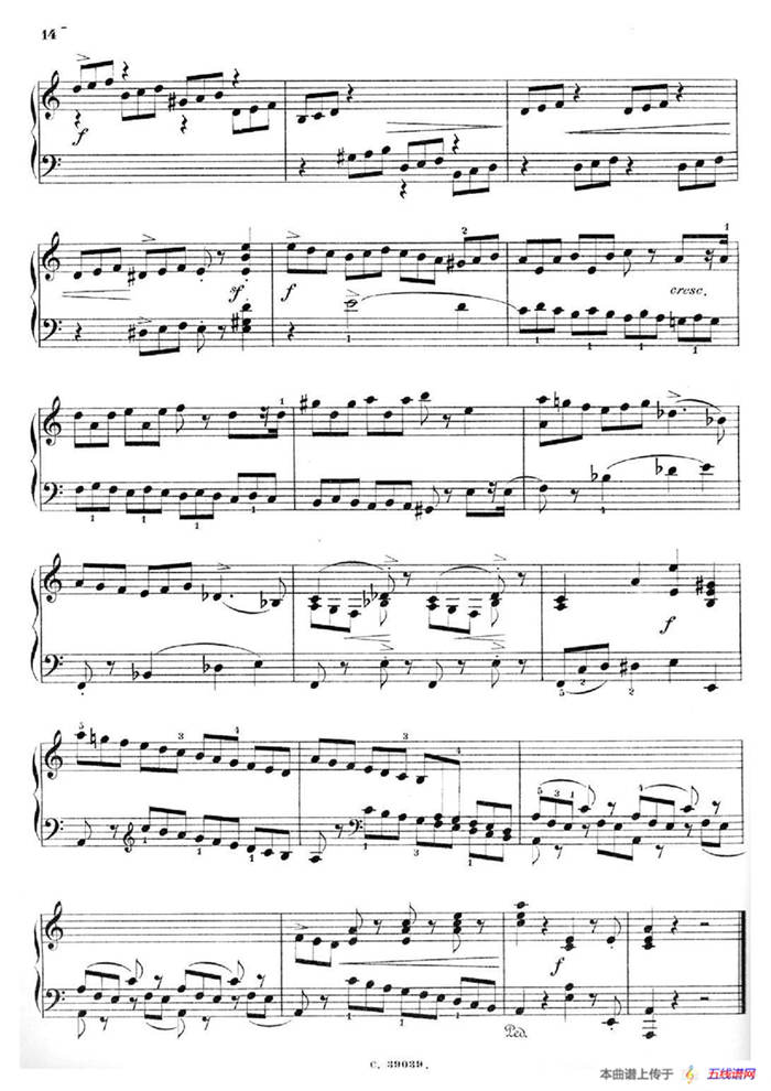 36 Etudes Rhythmiques et Melodiques Op.105（36首节奏与旋律练习曲 6—10）