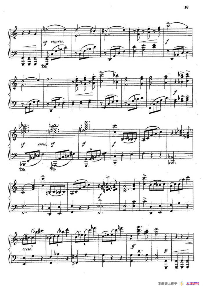 36 Etudes Rhythmiques et Melodiques Op.105（36首节奏与旋律练习曲 31—36）