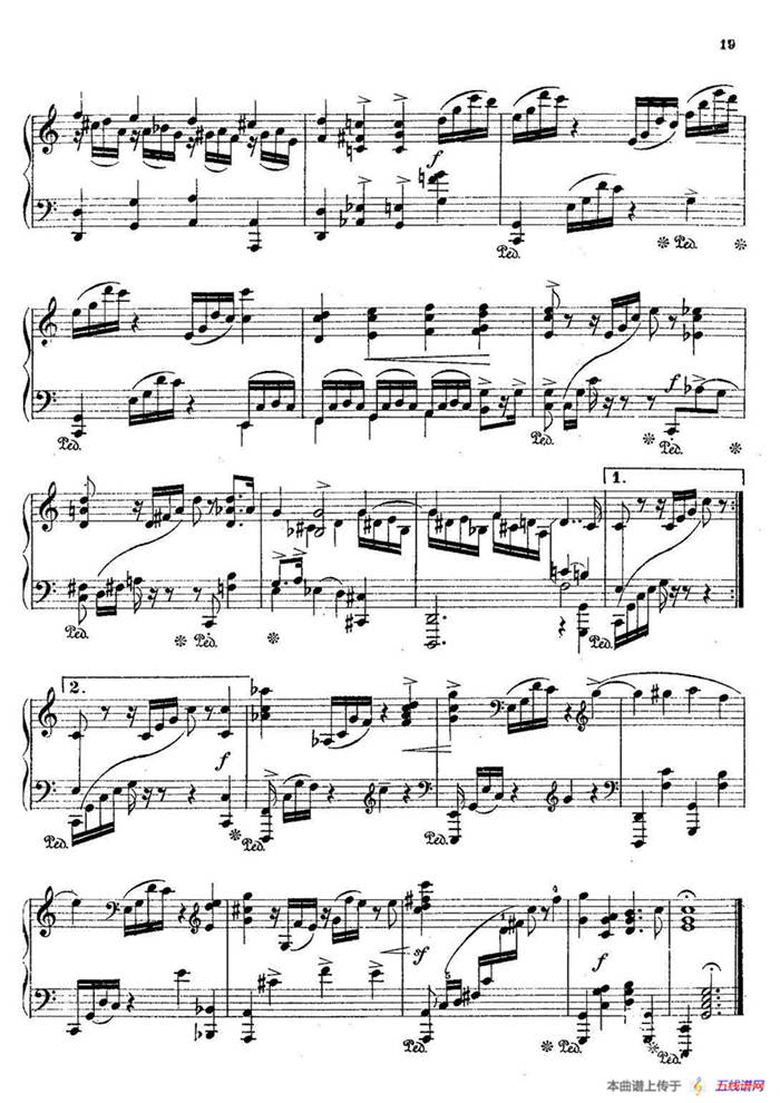 36 Etudes Rhythmiques et Melodiques Op.105（36首节奏与旋律练习曲 31—36）