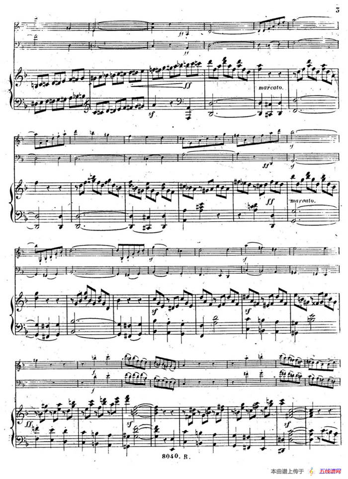 Piano Trio No.1 in d Minor Op.49（d小调第一钢琴三重奏·第一乐章）