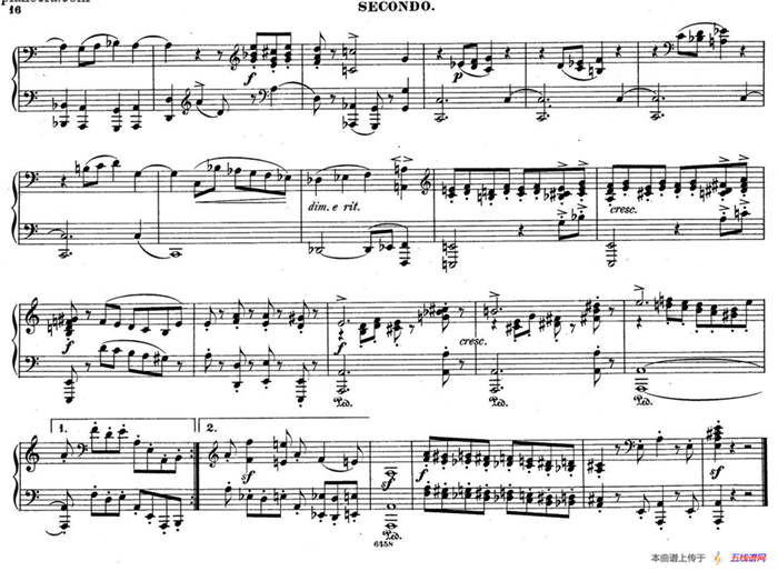 Zwolf Original-Compositionen fur Pianoforte zu 4 Handen Op.57（12首四手联弹小品·12）