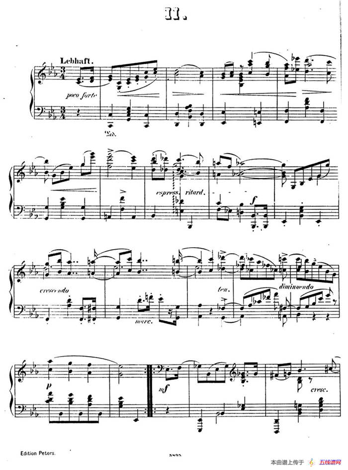 Waltzes Op.23（圆舞曲集·2、c小调）
