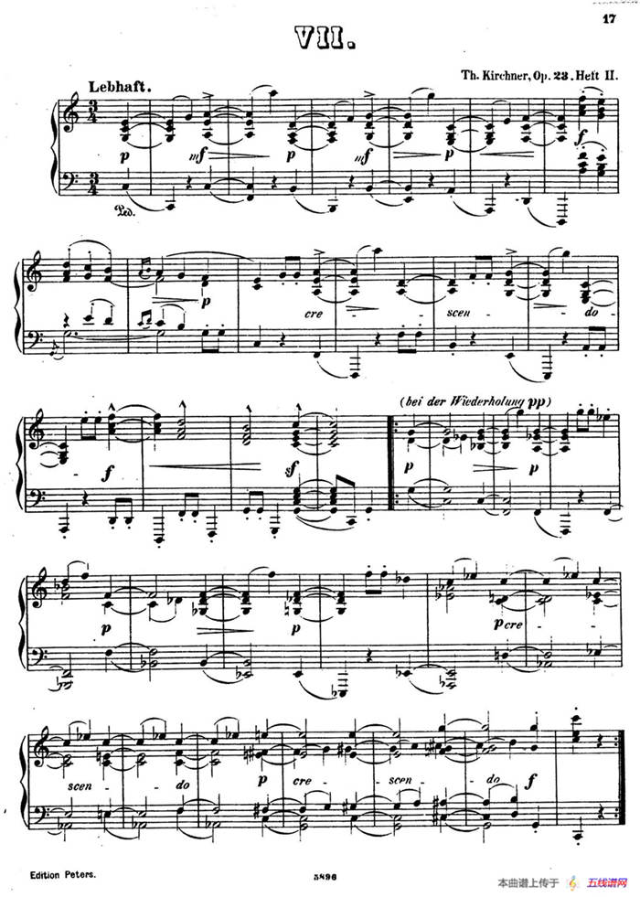 Waltzes Op.23（圆舞曲集·7.、C大调）