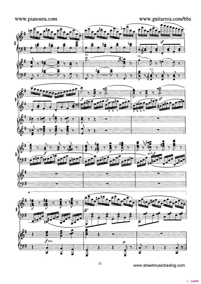 Piano Concerto No.1 in g Minor Op.25（g小调第一钢琴协奏曲·双钢琴）