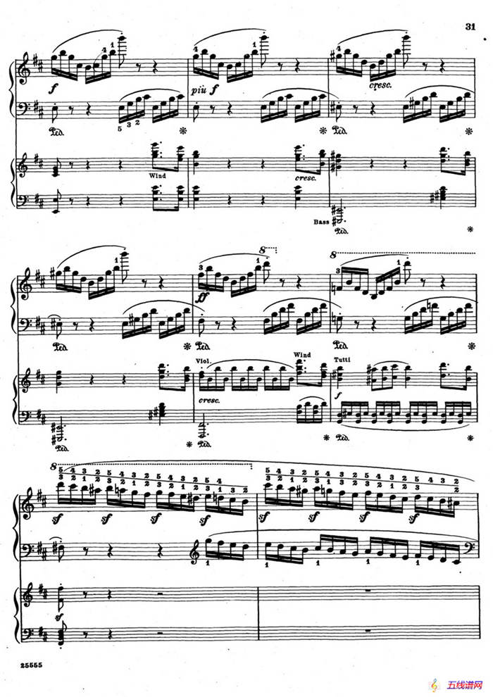 Capriccio Brillante in B Major Op.22（B大调华丽随想曲·双钢琴）
