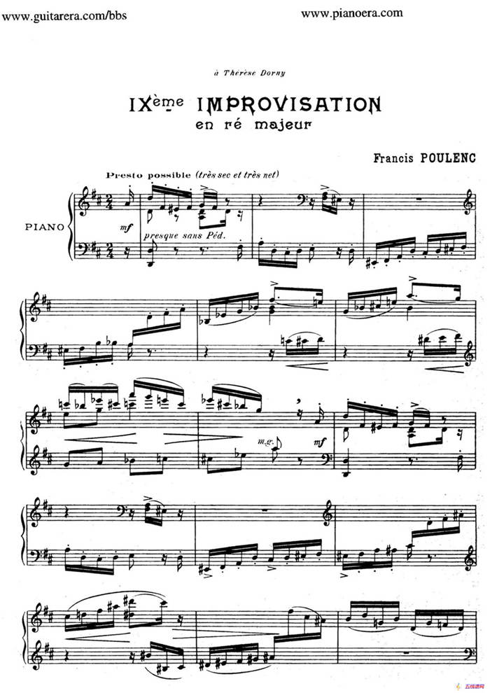 15 Improvisations（15首即兴曲·Ⅸ）