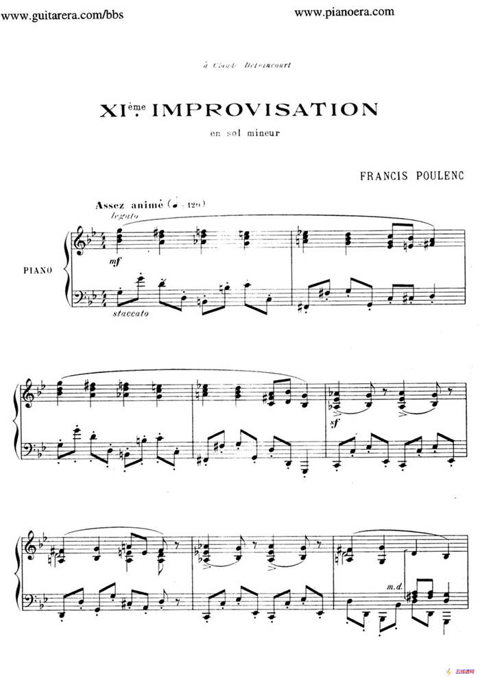 15 Improvisations（15首即兴曲·Ⅺ）
