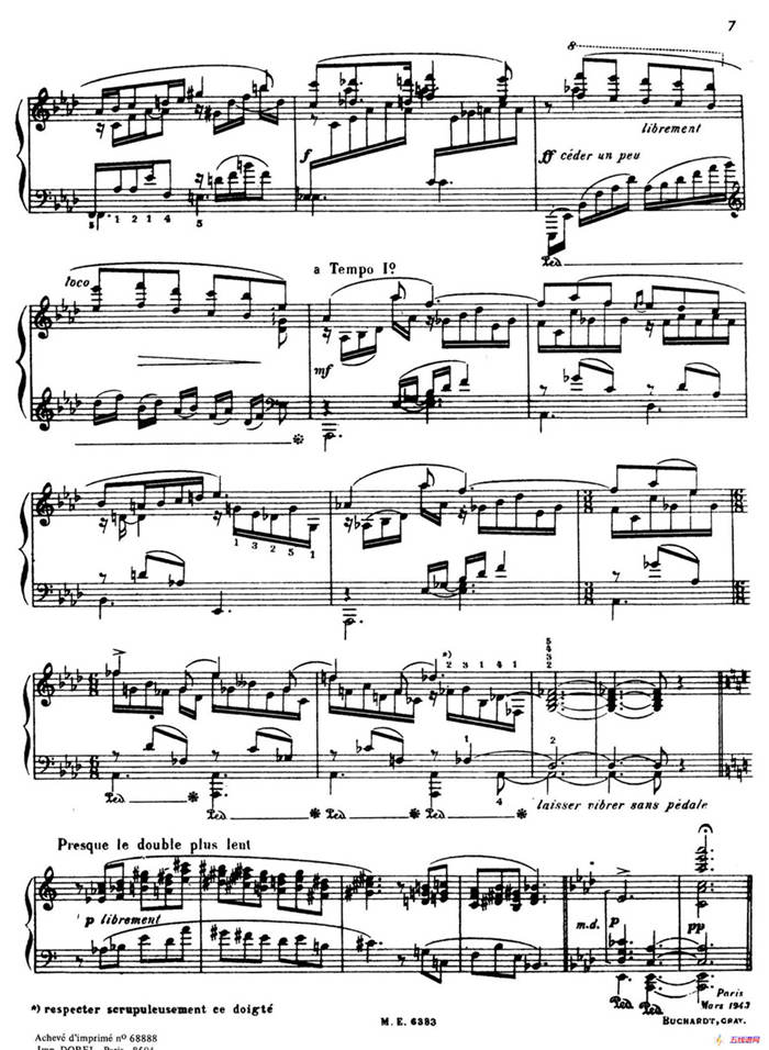 Intermezzo No.3 in A-flat Major（降A大调第三间奏曲）