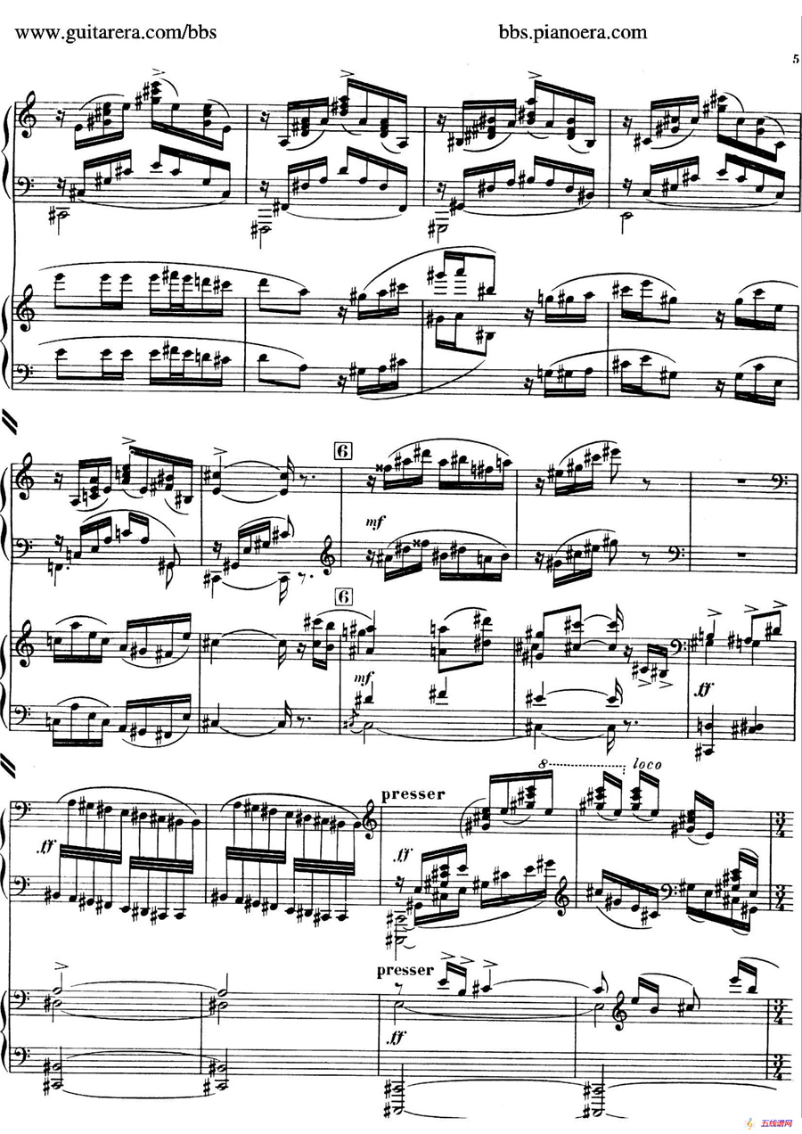 Piano Concerto in c-sharp Minor （升c小调钢琴协奏曲·第一乐章）