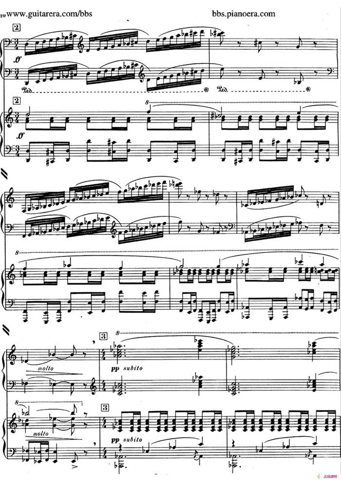 Piano Concerto in c-sharp Minor（升c小调钢琴协奏曲·第二乐章）