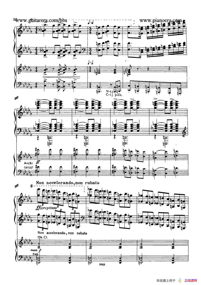 Piano Concerto in D-flat Major Op.37（降D大调钢琴协奏曲·Ⅰ·双钢琴）