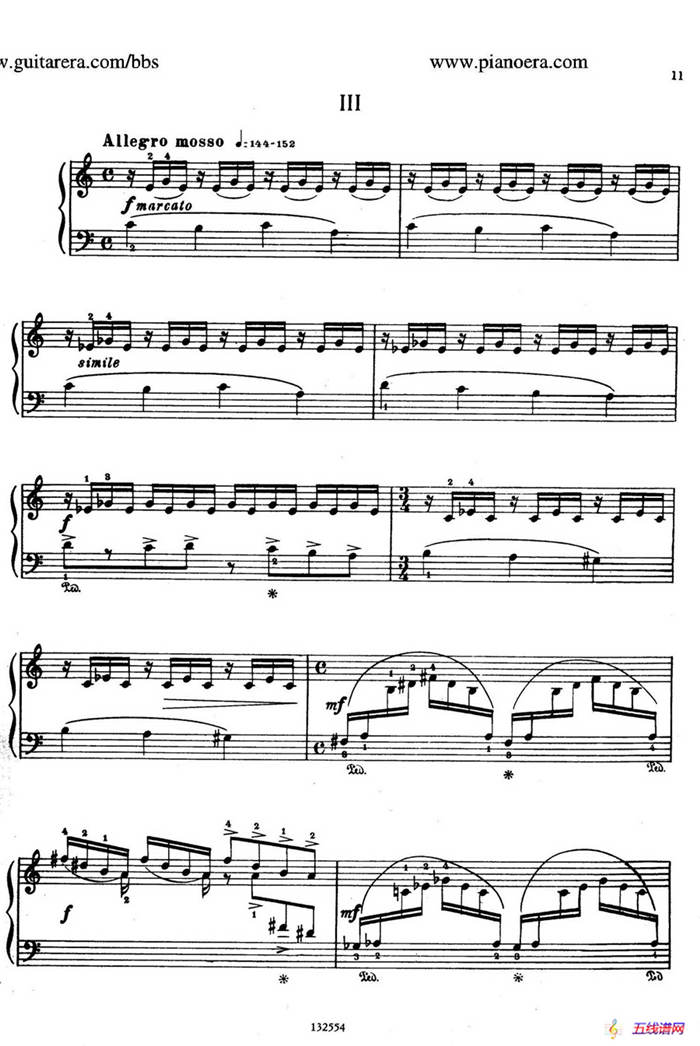 Piano Sonatina in C Major Op.93（C大调钢琴小奏鸣曲·第三乐章）