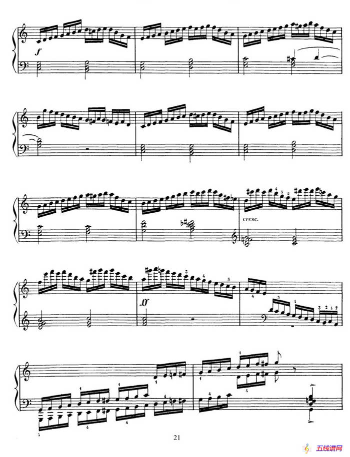 15 Etudes de Vortuosite Op.72（15首辉煌练习曲·5）