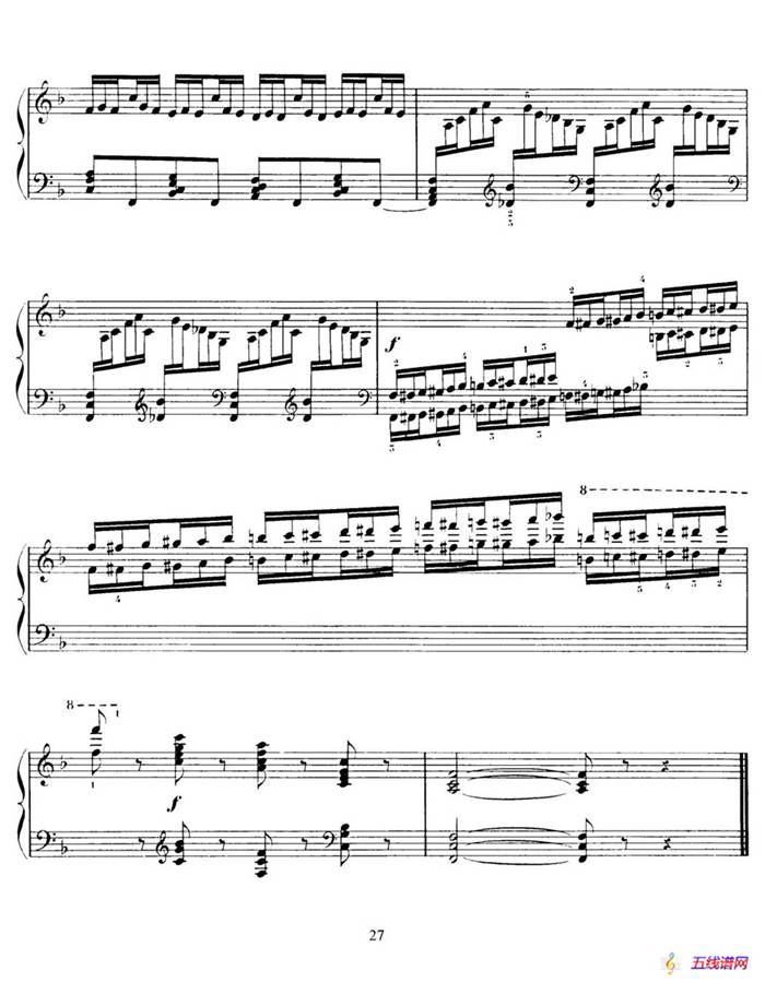 15 Etudes de Vortuosite Op.72（15首辉煌练习曲·6）
