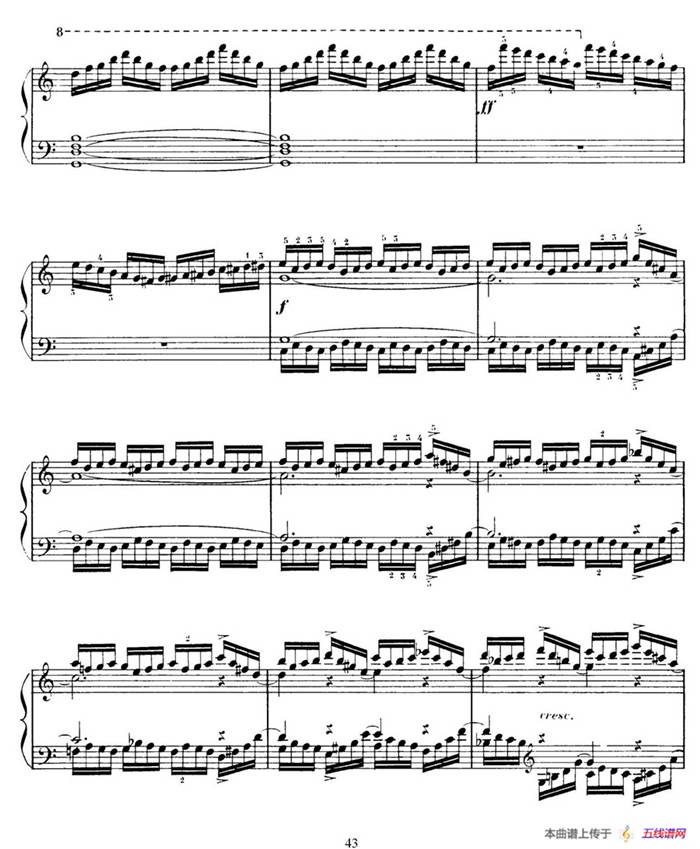 15 Etudes de Vortuosite Op.72（15首辉煌练习曲·10）