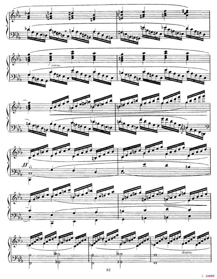 15 Etudes de Vortuosite Op.72（15首辉煌练习曲·14）