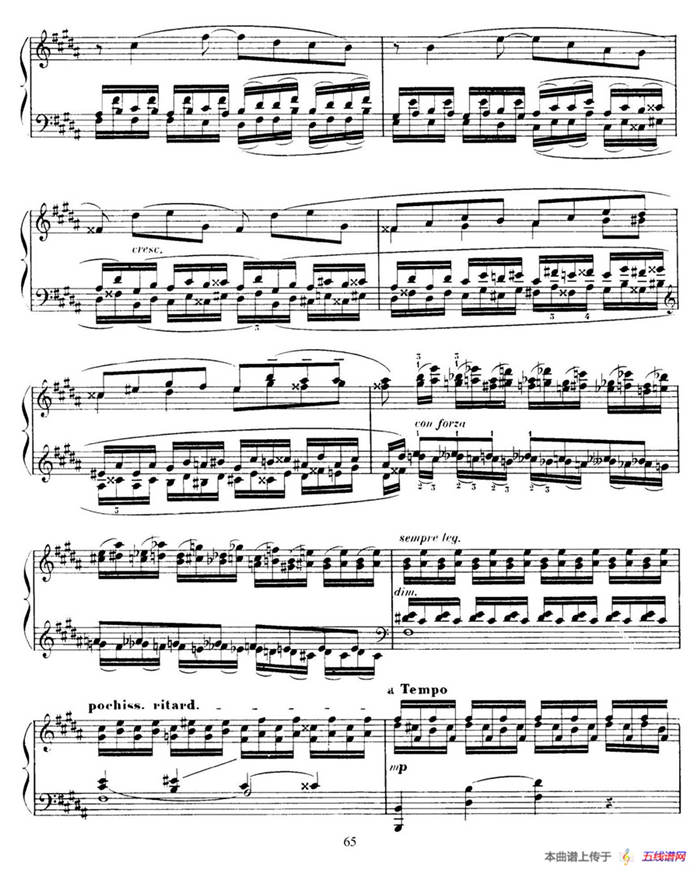 15 Etudes de Vortuosite Op.72（15首辉煌练习曲·15）