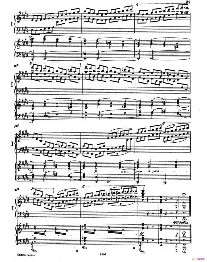 Piano Concerto in E Major Op.59（E大调钢琴协奏曲·双钢琴·第一乐章）
