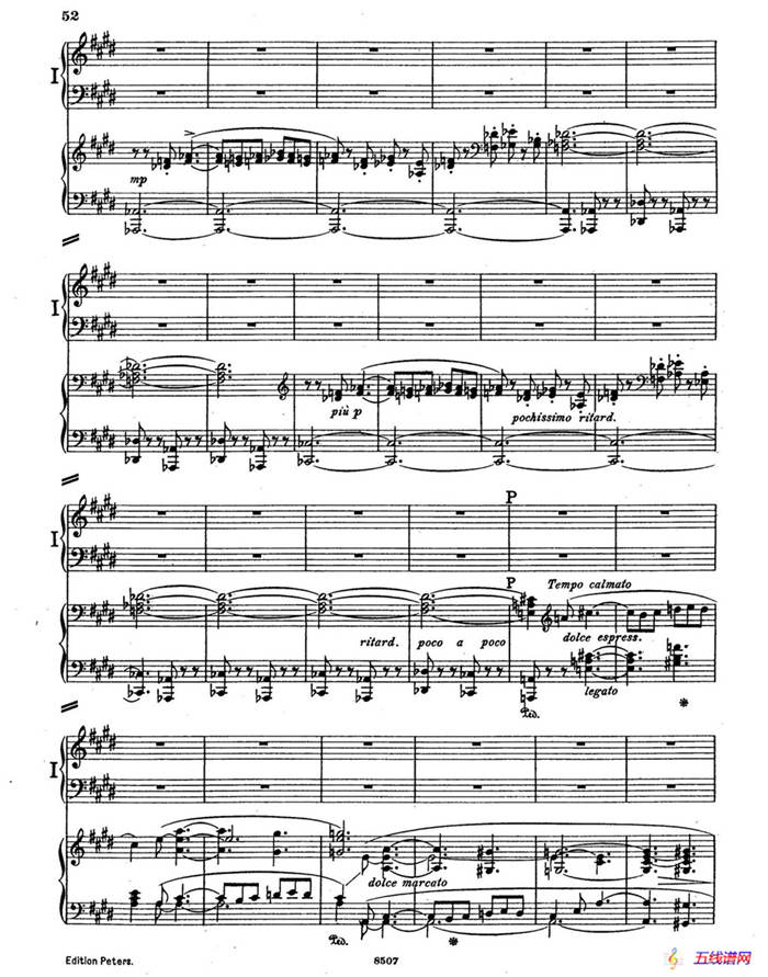 Piano Concerto in E Major Op.59（E大调钢琴协奏曲·双钢琴·第三乐章）