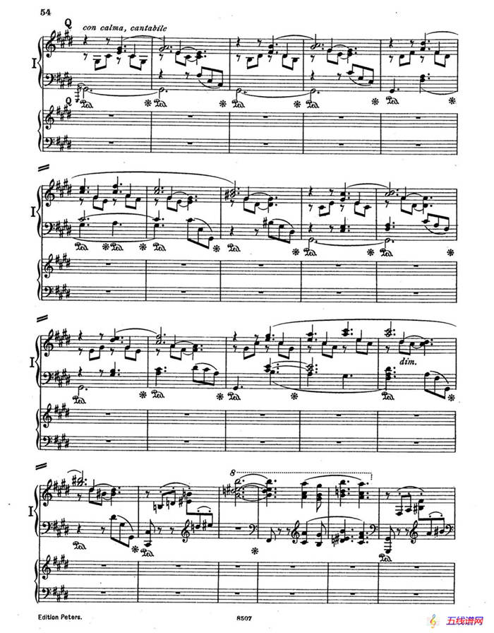 Piano Concerto in E Major Op.59（E大调钢琴协奏曲·双钢琴·第三乐章）