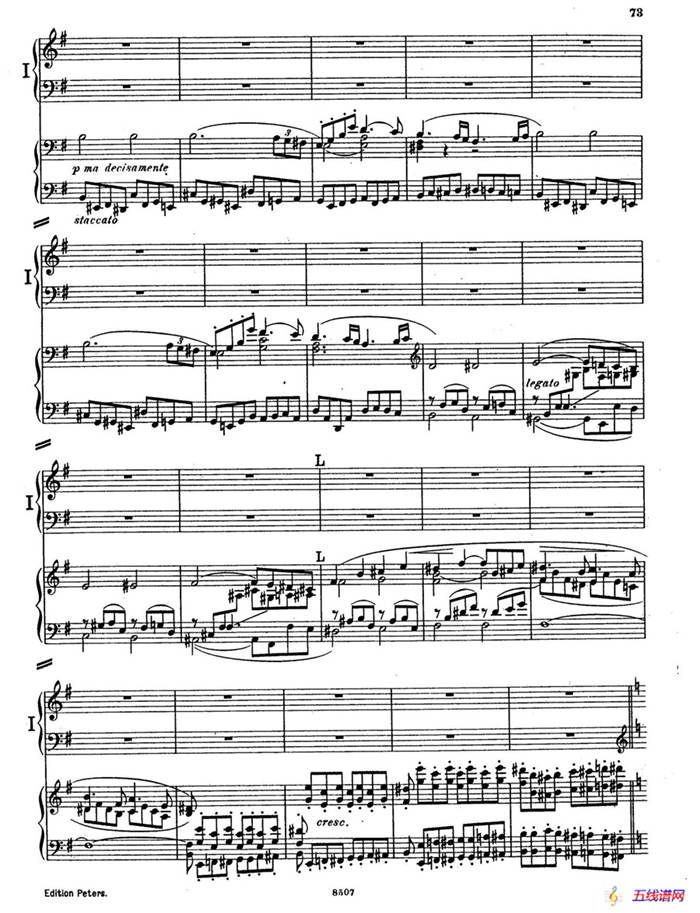 Piano Concerto in E Major Op.59（E大调钢琴协奏曲·双钢琴·第四乐章）