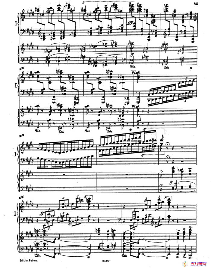 Piano Concerto in E Major Op.59（E大调钢琴协奏曲·双钢琴·第四乐章）