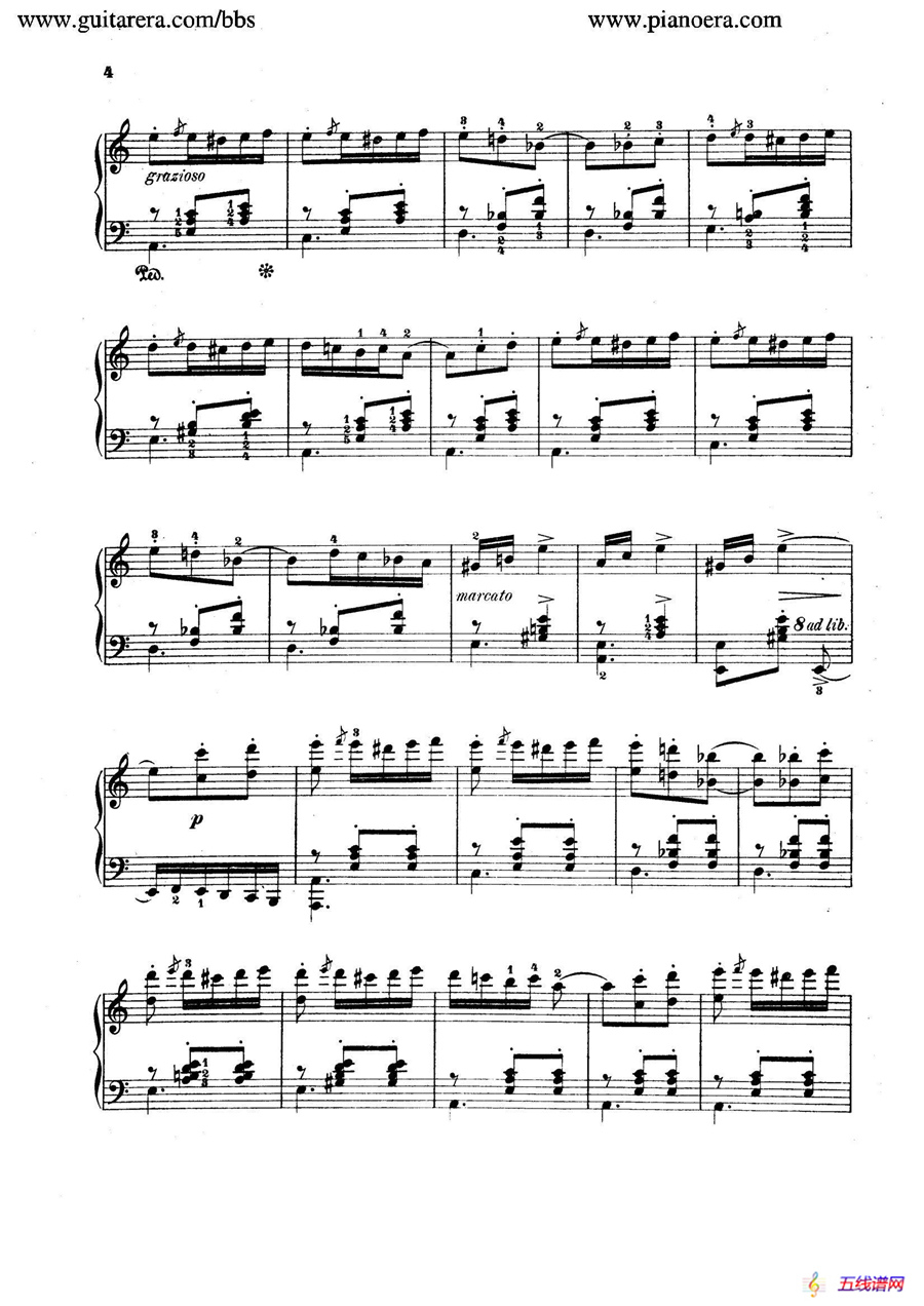 Spanish Dances Op.12（西班牙舞曲·钢琴独奏版）