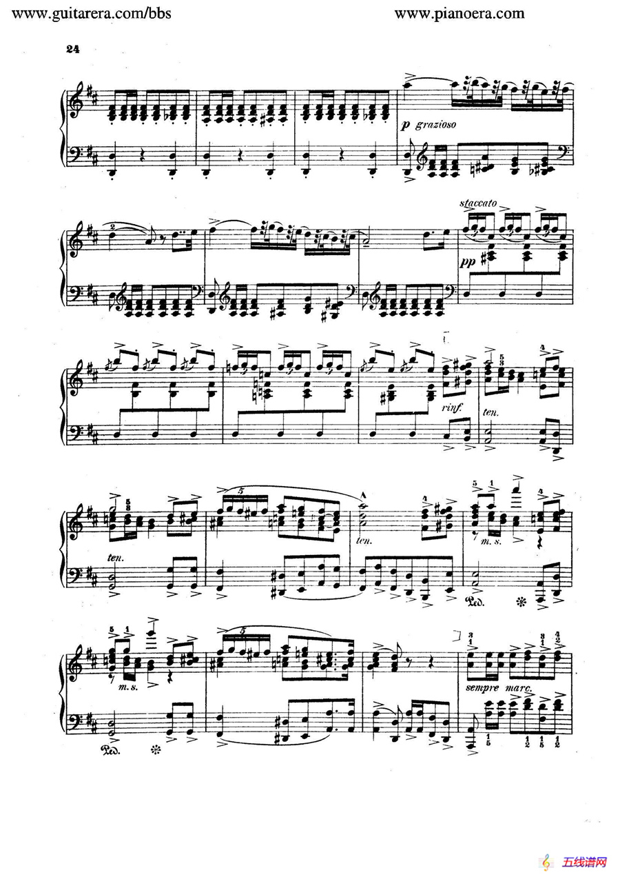 Spanish Dances Op.12（西班牙舞曲·钢琴独奏版）