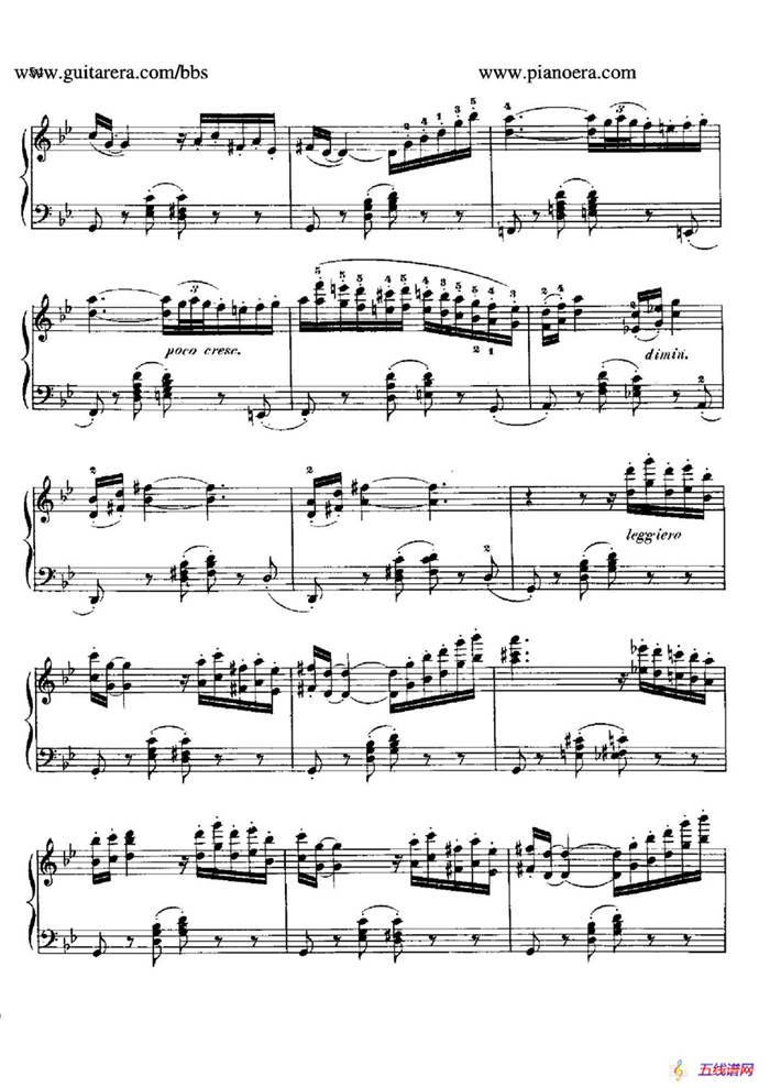 Gondoliera in g Minor Op.41（g小調船歌）