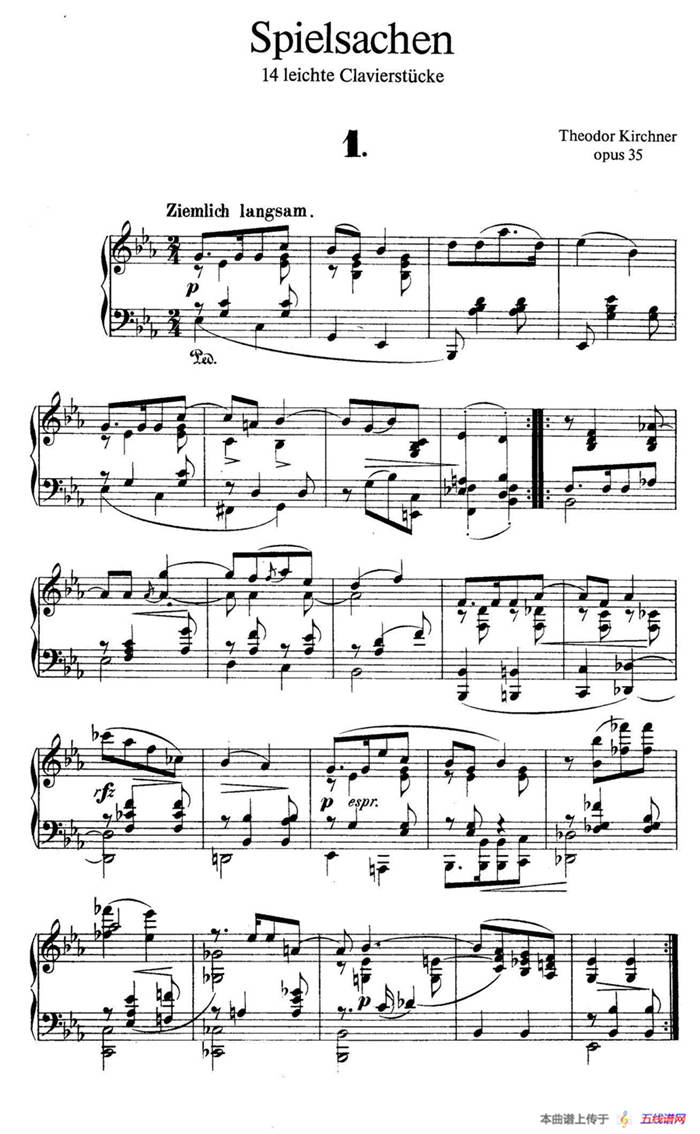 Spielsachen Op.35（玩具·1）