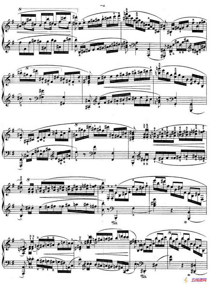 e小调第一钢琴协奏曲 Op.11（钢琴独奏版·第一乐章）