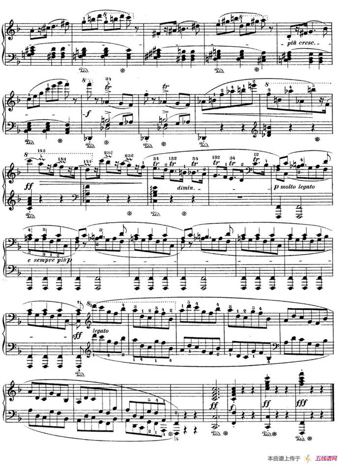 Rondo A La Mazurka Op.5（F大调玛祖卡舞曲型回旋曲）