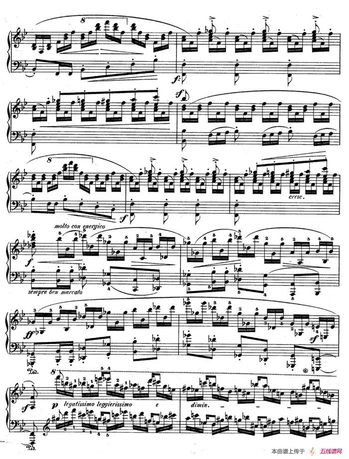 降B大调莫扎特主题变奏曲 Op.2（为钢琴与乐队而作）
