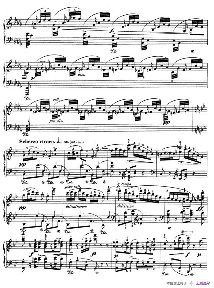 Variations on Je Vends Des Scapulaires Op.12（降B大调华丽变奏曲）
