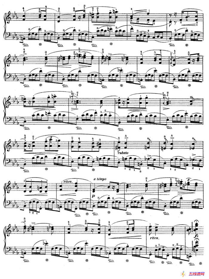 Rondo in E flat Major Op.16（降E大调回旋曲）