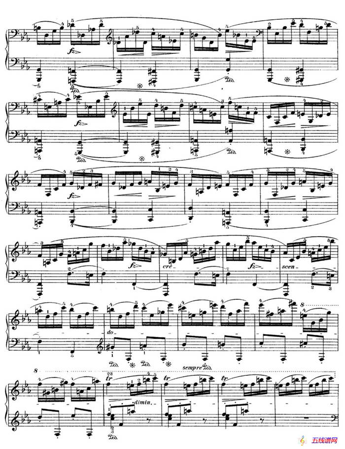 Rondo in E flat Major Op.16（降E大调回旋曲）