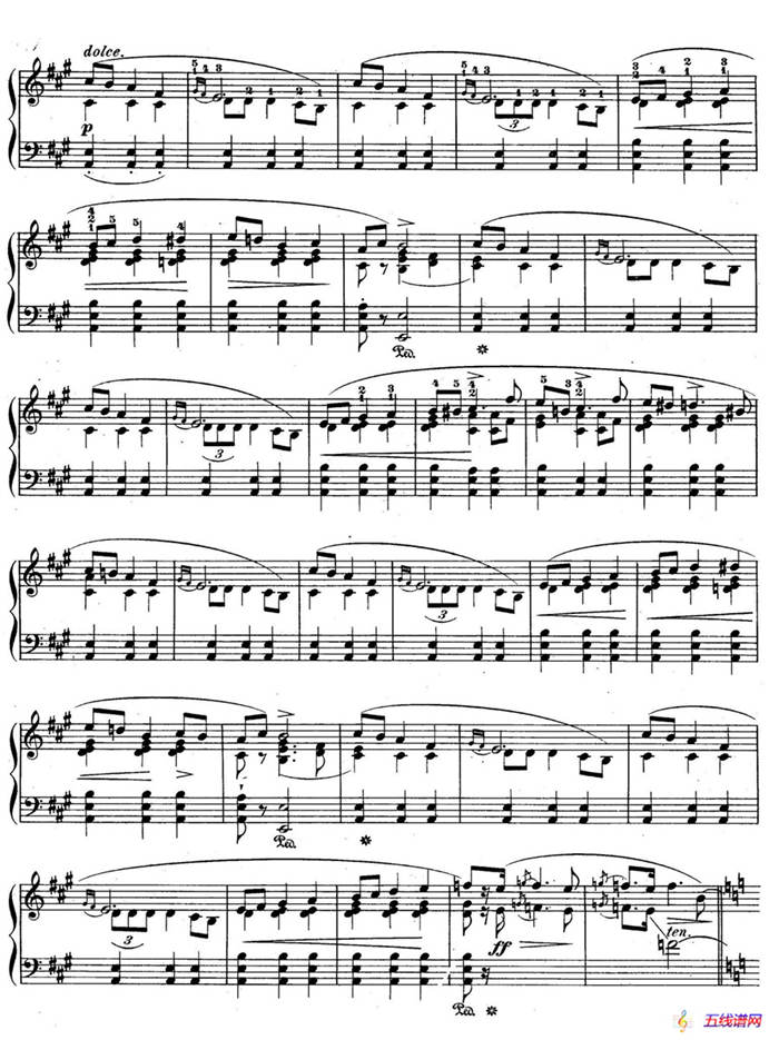 Quatre Mazurkas Op.17（4首玛祖卡舞曲·4）
