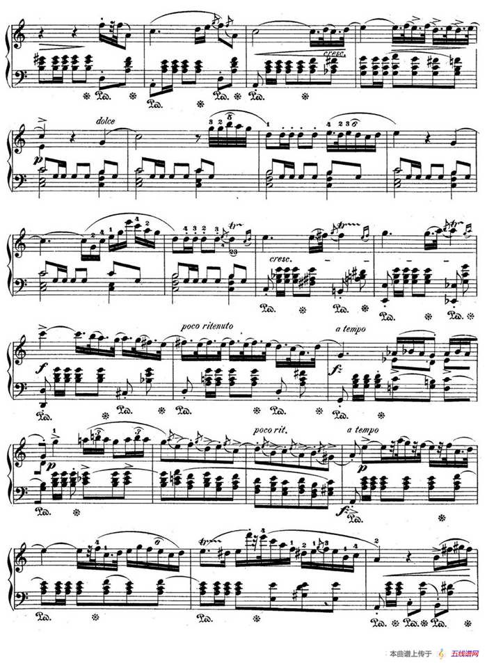 Bolero in C Major Op.19（C大调波莱罗舞曲）