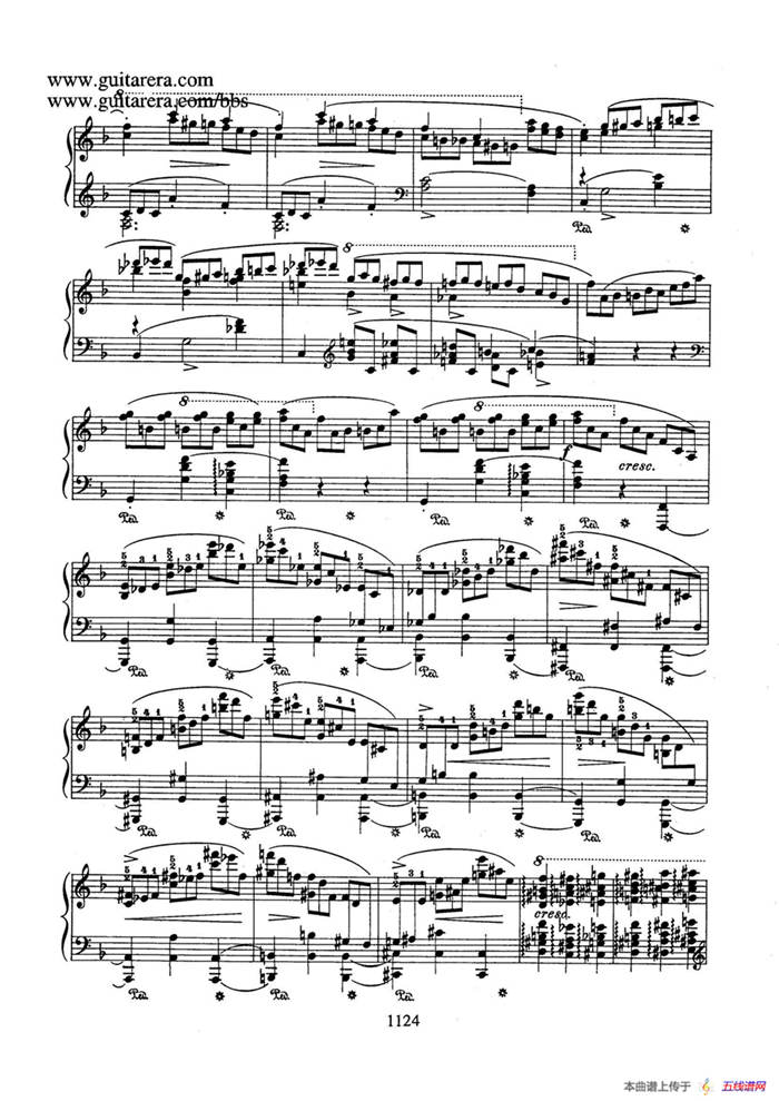 Piano Concerto No.2 in f Minor Op.21（f小调第二钢琴协奏曲·钢琴独奏版）