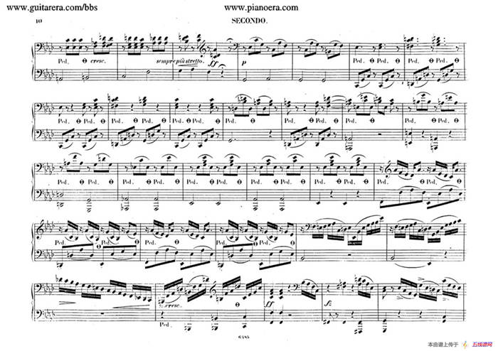 Piano Concerto No.2 in f Minor Op.21（f小调第二钢琴协奏曲·四手联弹版）