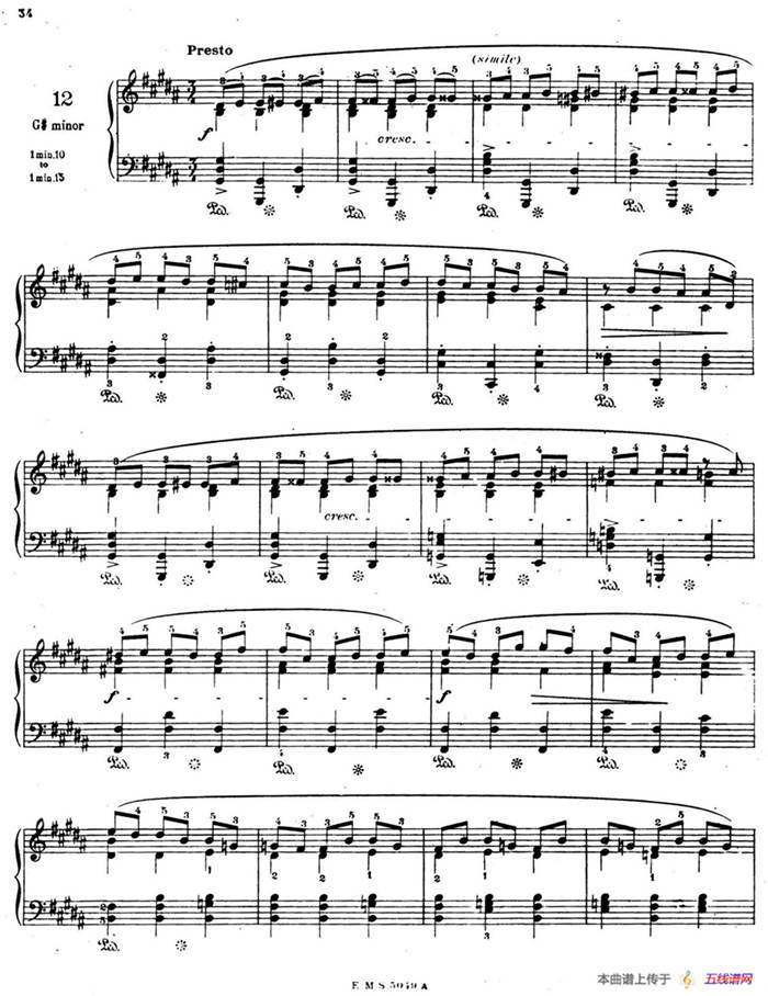 Preludes Op.28（24首前奏曲·12）