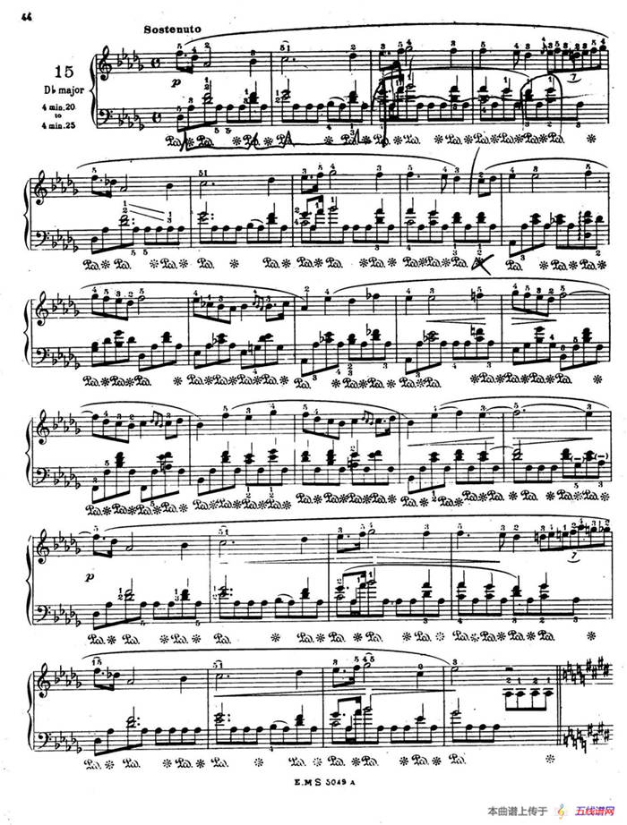Preludes Op.28（24首前奏曲·15）