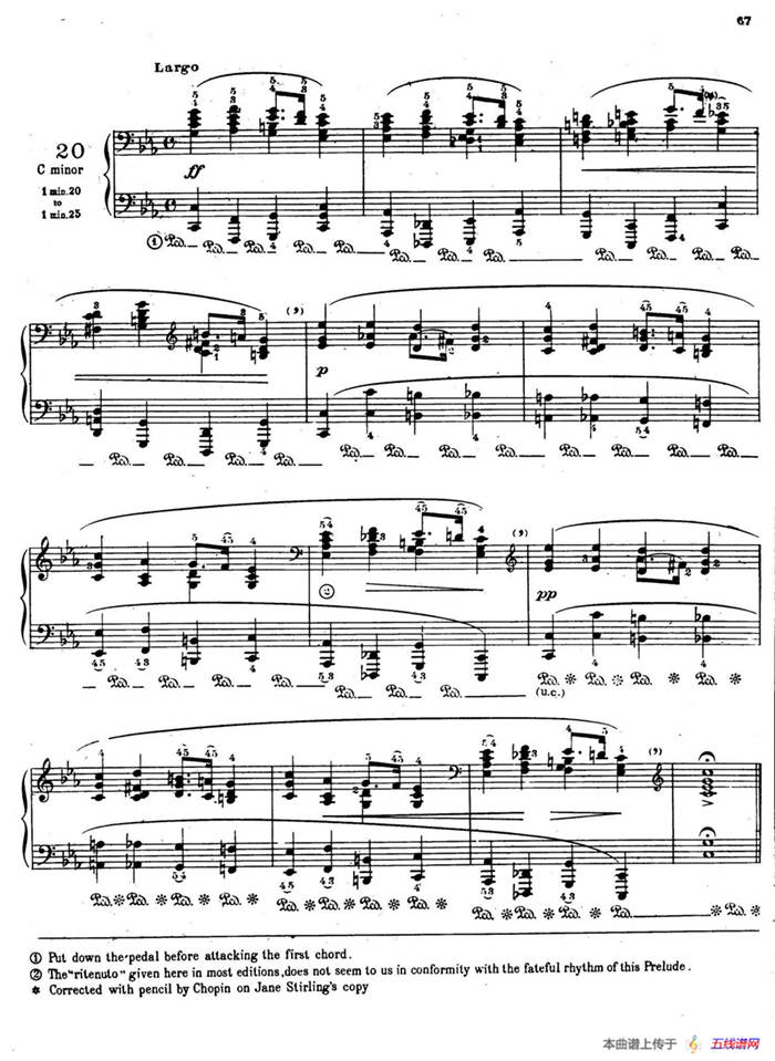 Preludes Op.28（24首前奏曲·20）